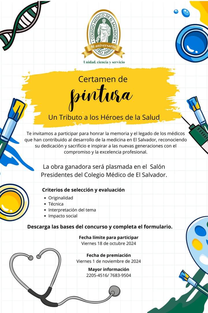 Certamen de pintura: Un tributo a los héroes de la salud