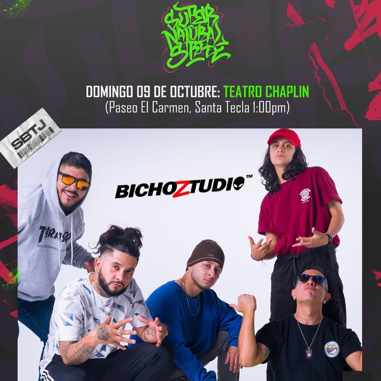 Concierto de Rap. BICHOZTUDIO