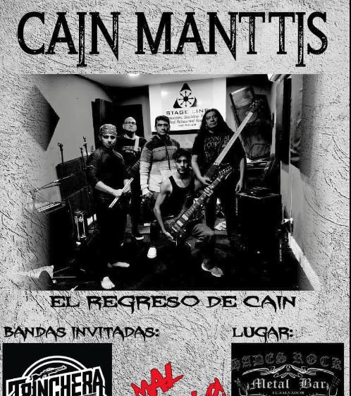 REGRESO DE LA BANDA SALVADOREÑA "CAÍN MANTIS"