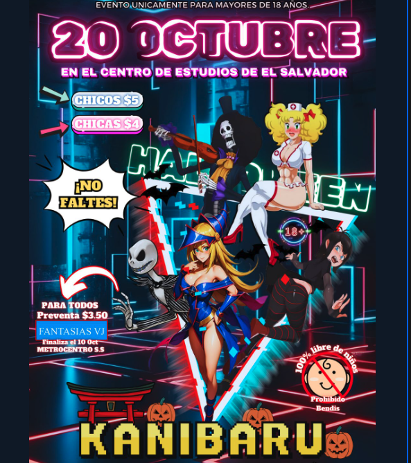 1° Halloween EN EL CENTRO DE ESTUDIOS DE EL SALVADOR