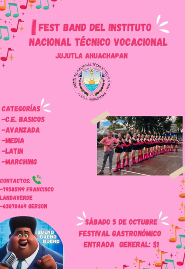 Primer Fest Band Del Institutos Nacional Tecnico Vocacional.