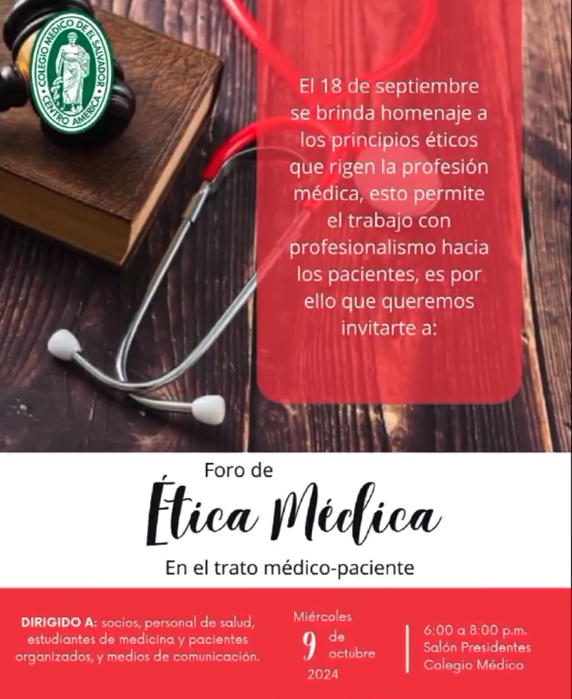  Foro de Ética Médica "En el trato médico paciente"