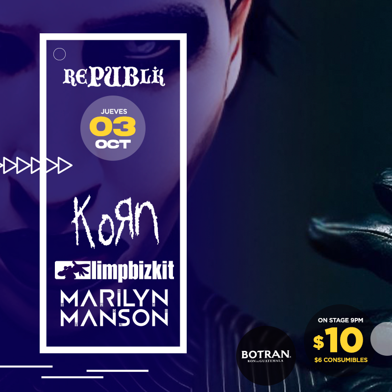Tributo a Marilyn Manson, Korn y Limp Bizkit