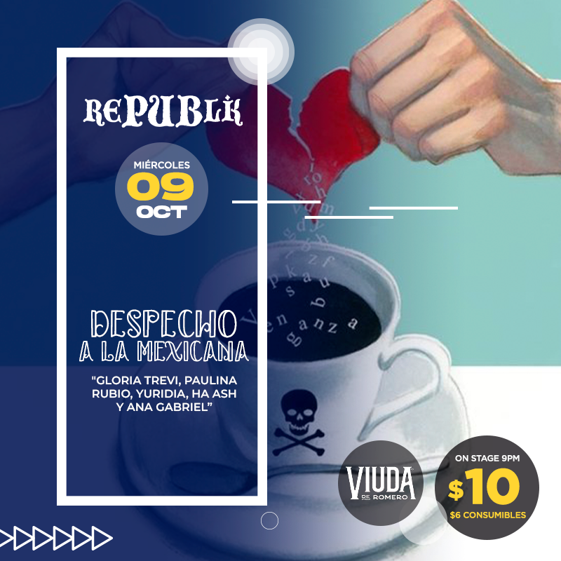 Tributo con Tematica Despecho a la Mexicana “Gloria Trevi, Paulina Rubio, Yuridia, Ha Ash y Ana Gabriel”