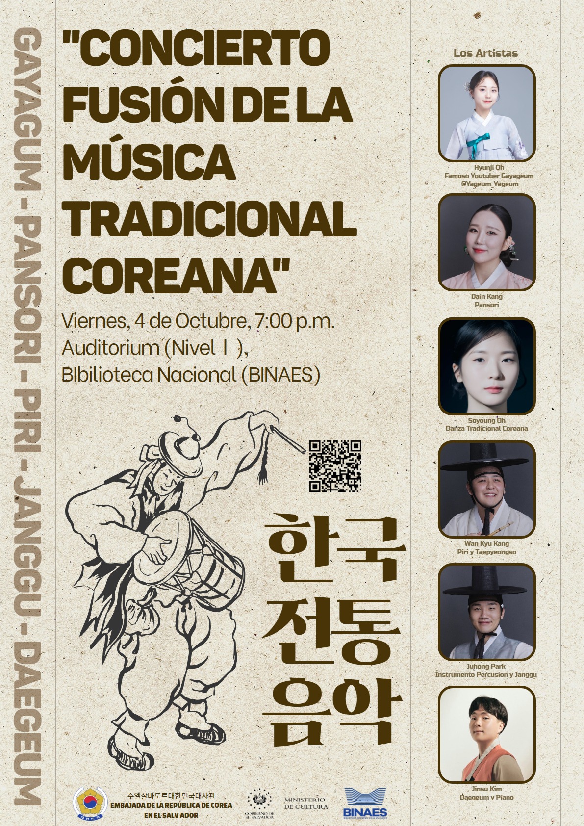 Concierto fusion de la musica tradicional Coreana