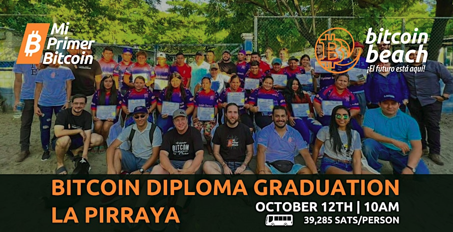  Bitcoin Diploma Graduation La Pirraya