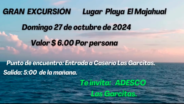 Excursion a playa el Majahual 