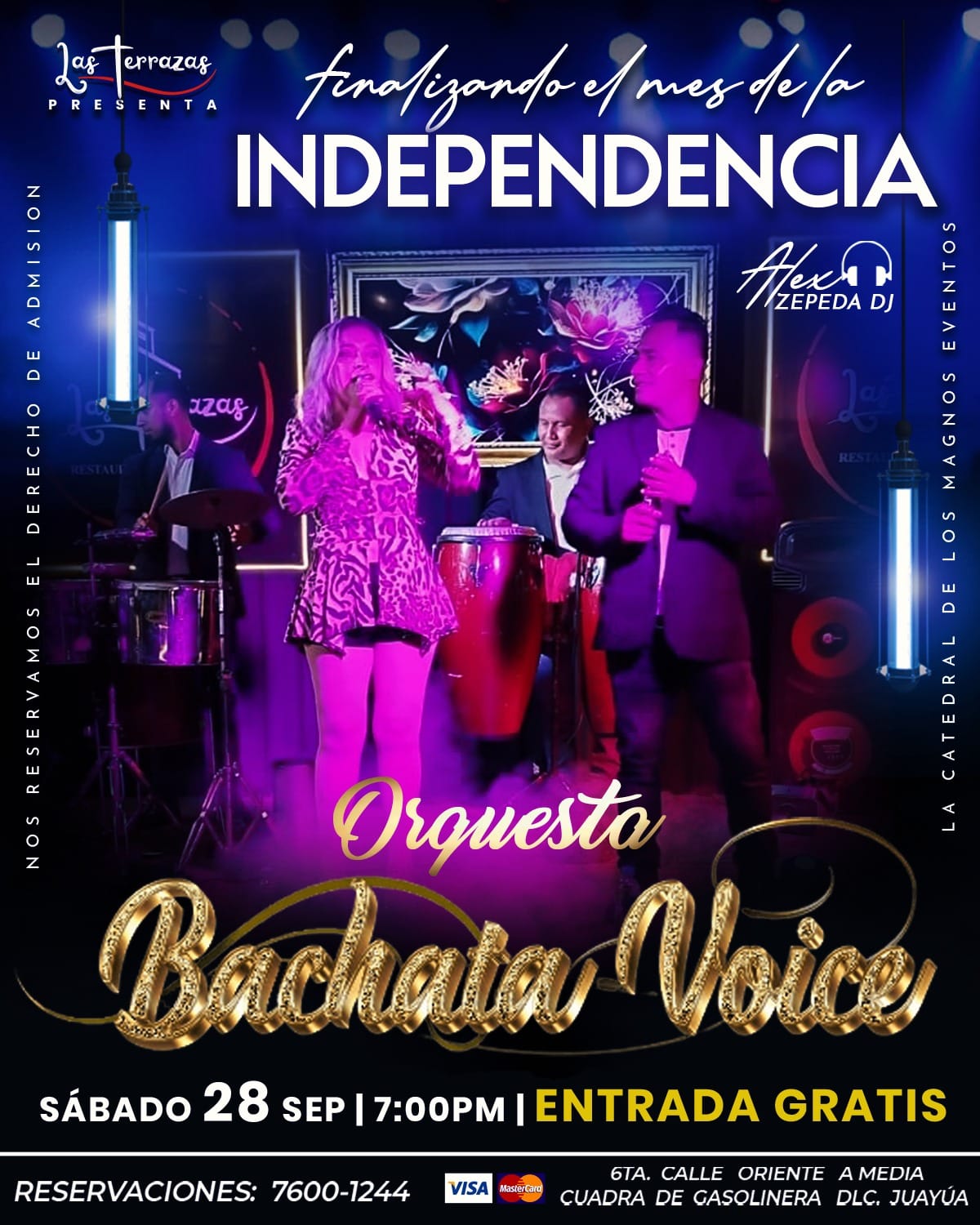 Finalizando el mes de la Independencia con Bachata Voice 