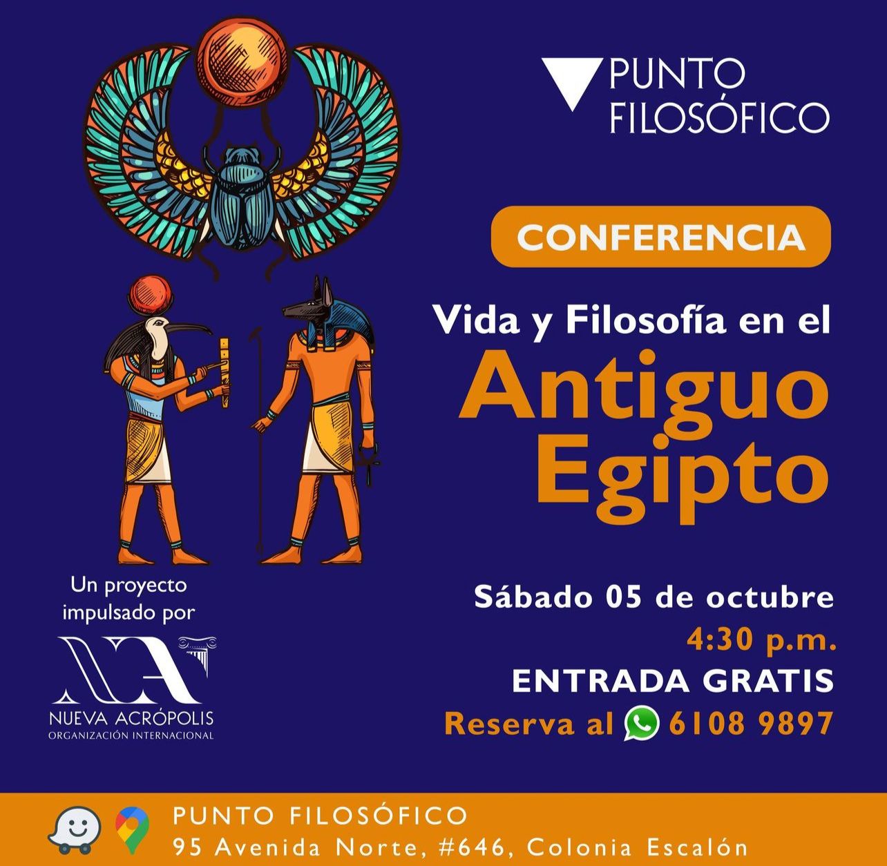 Conferencia Vida y Filosofía en el Antiguo Egipto 