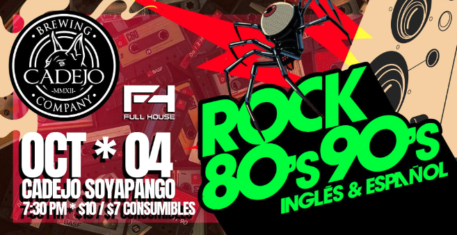 EXITOS DEL ROCK DE LOS 80'S Y 90'S EN INGLÉS Y ESPAÑOL 