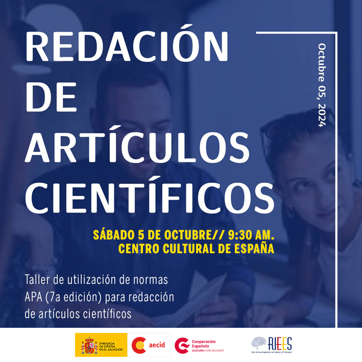 Taller «Utilización de Normas APA (7.ª edición) para redacción de artículos científicos»