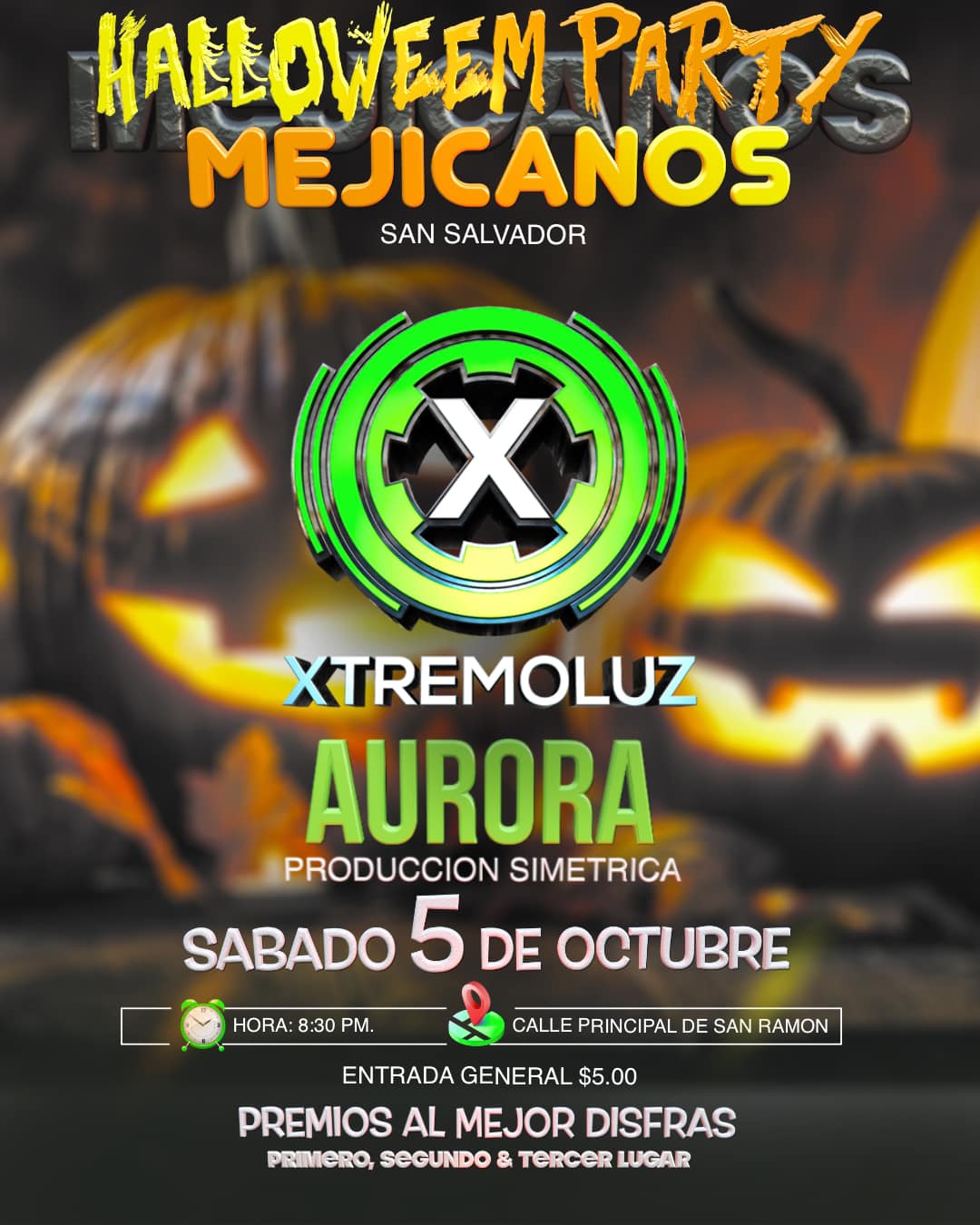 Halloween Party en Mejicanos 