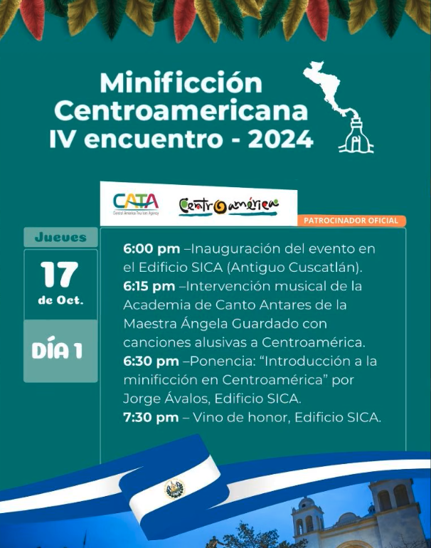 Inauguración de Minificción Centroamericana IV encuentro 2024 