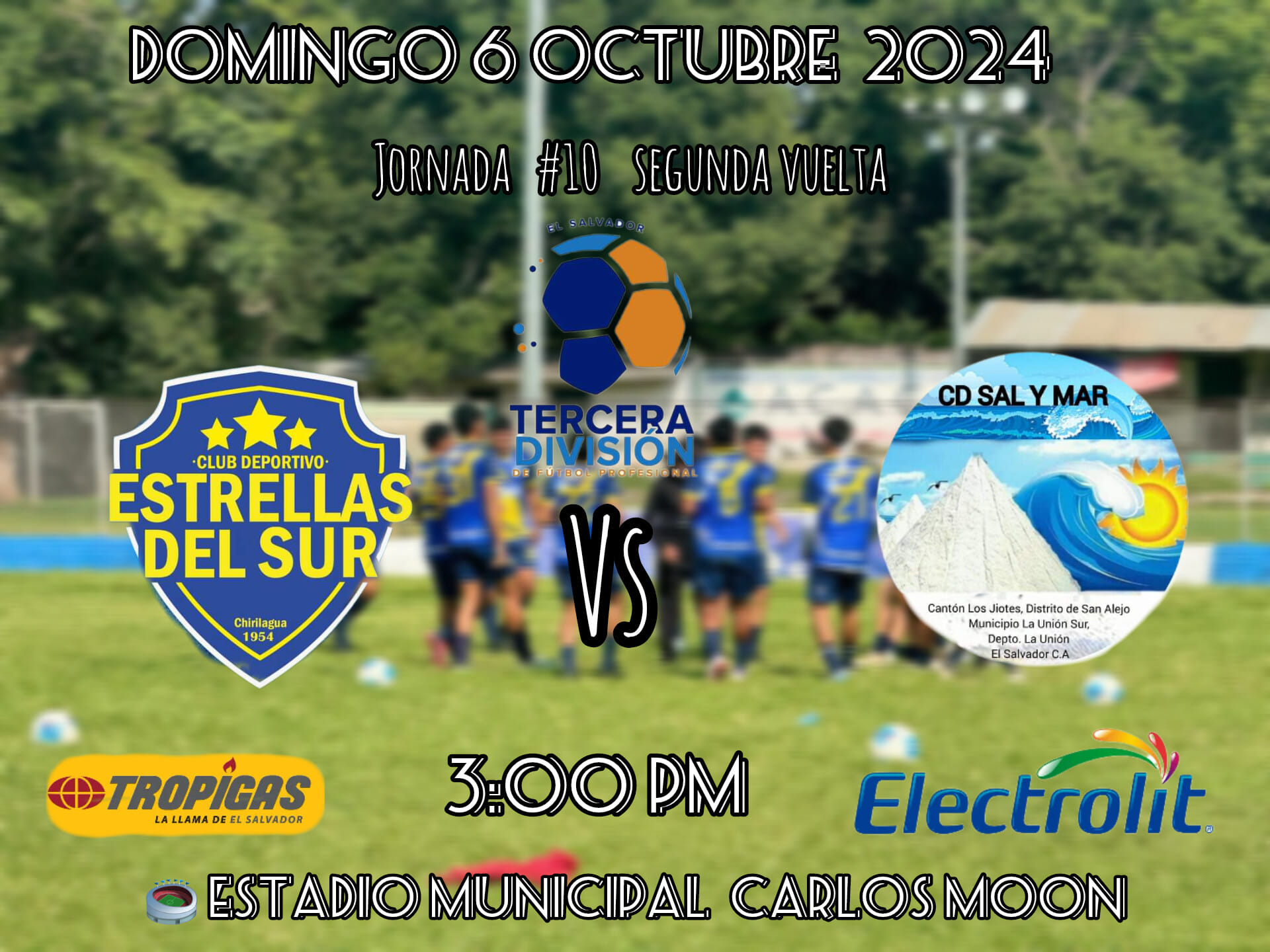 Jornada 10 TerceraDivision ElSalvador