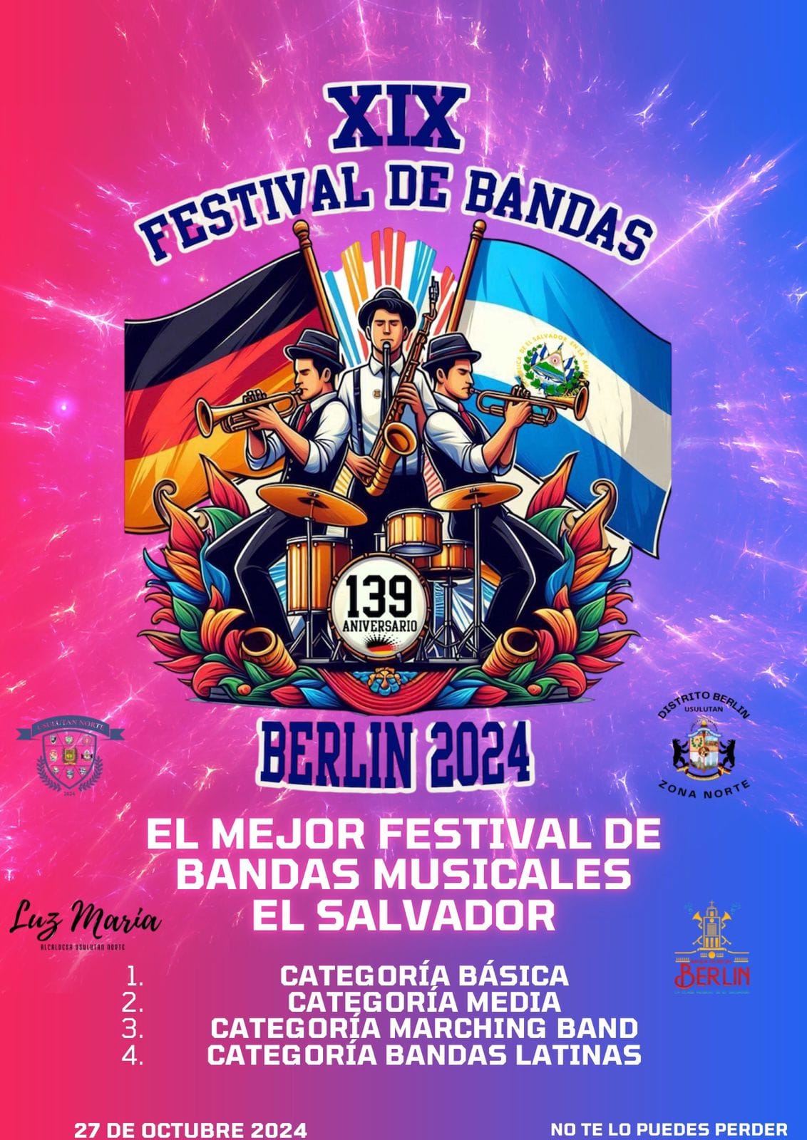 XIX Festival Nacional e Internacional de Bandas Musicales Berlín 2024