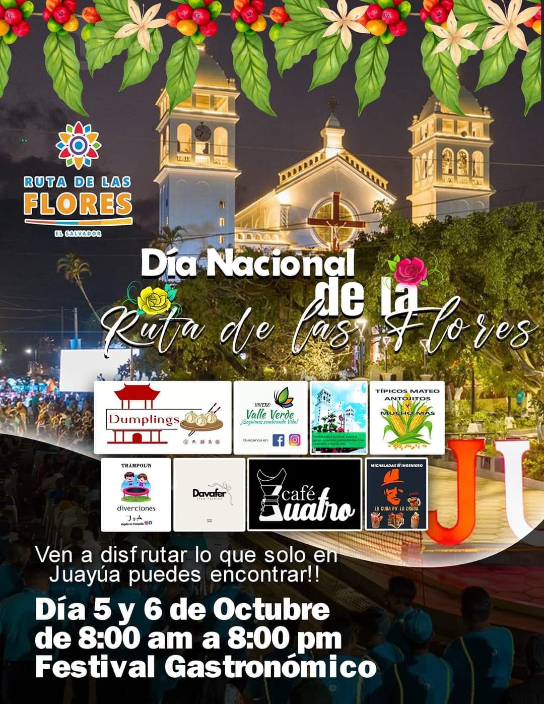 Día nacional de la Ruta de las Flores Juayúa 