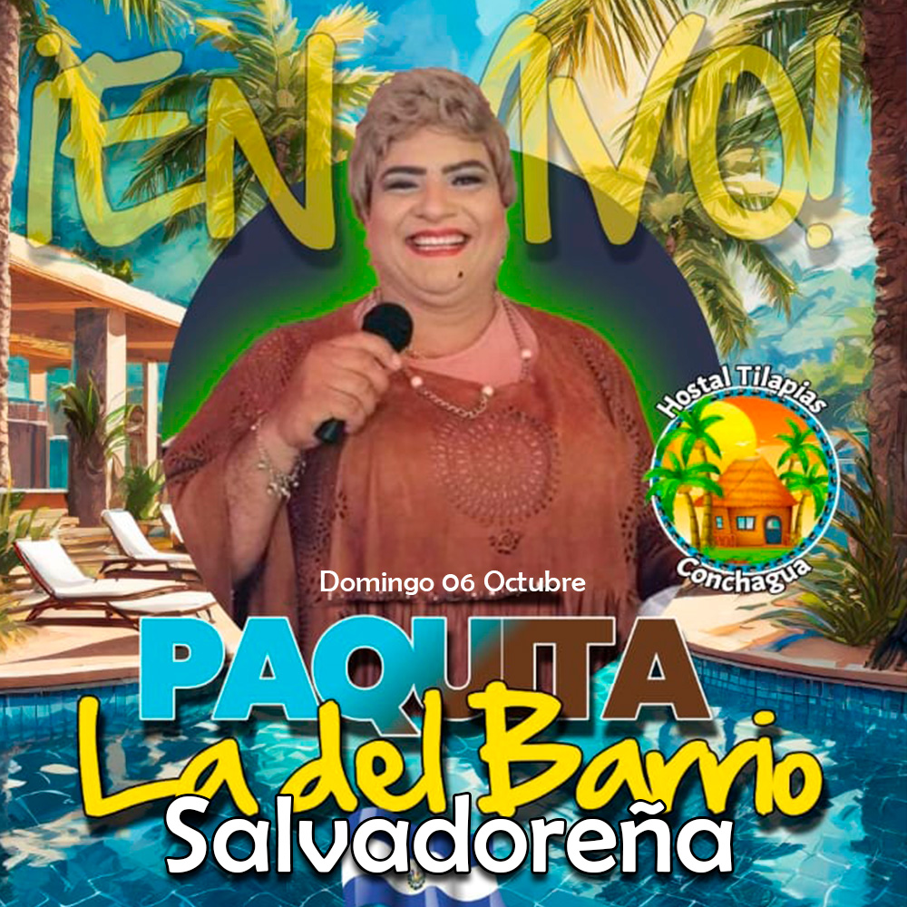 Paquita la del Barrio Salvadoreña , CANTA EN VIVO.