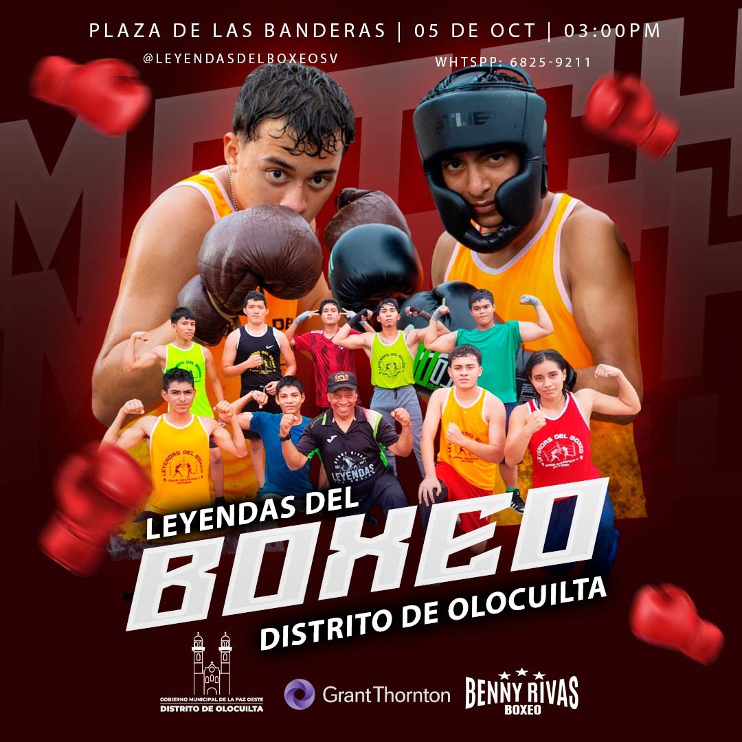 Leyendas del Boxeo en el Distrito de Olocuilta