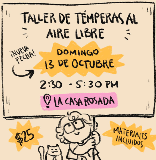 Taller De Témperas Al Aire Libre