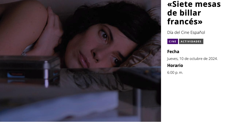 Siete mesas de billar francés