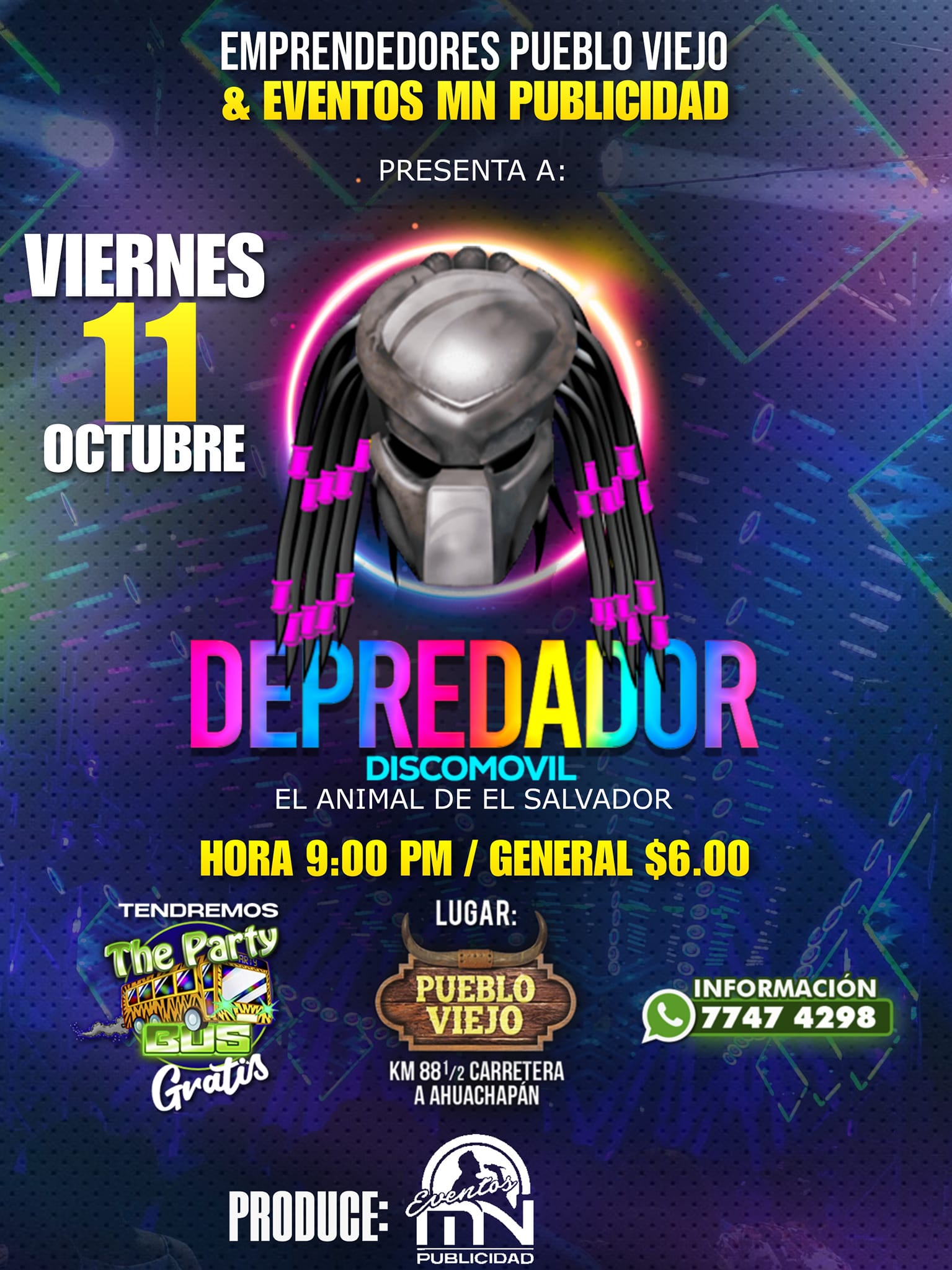 Depredador en Pueblo Viejo 