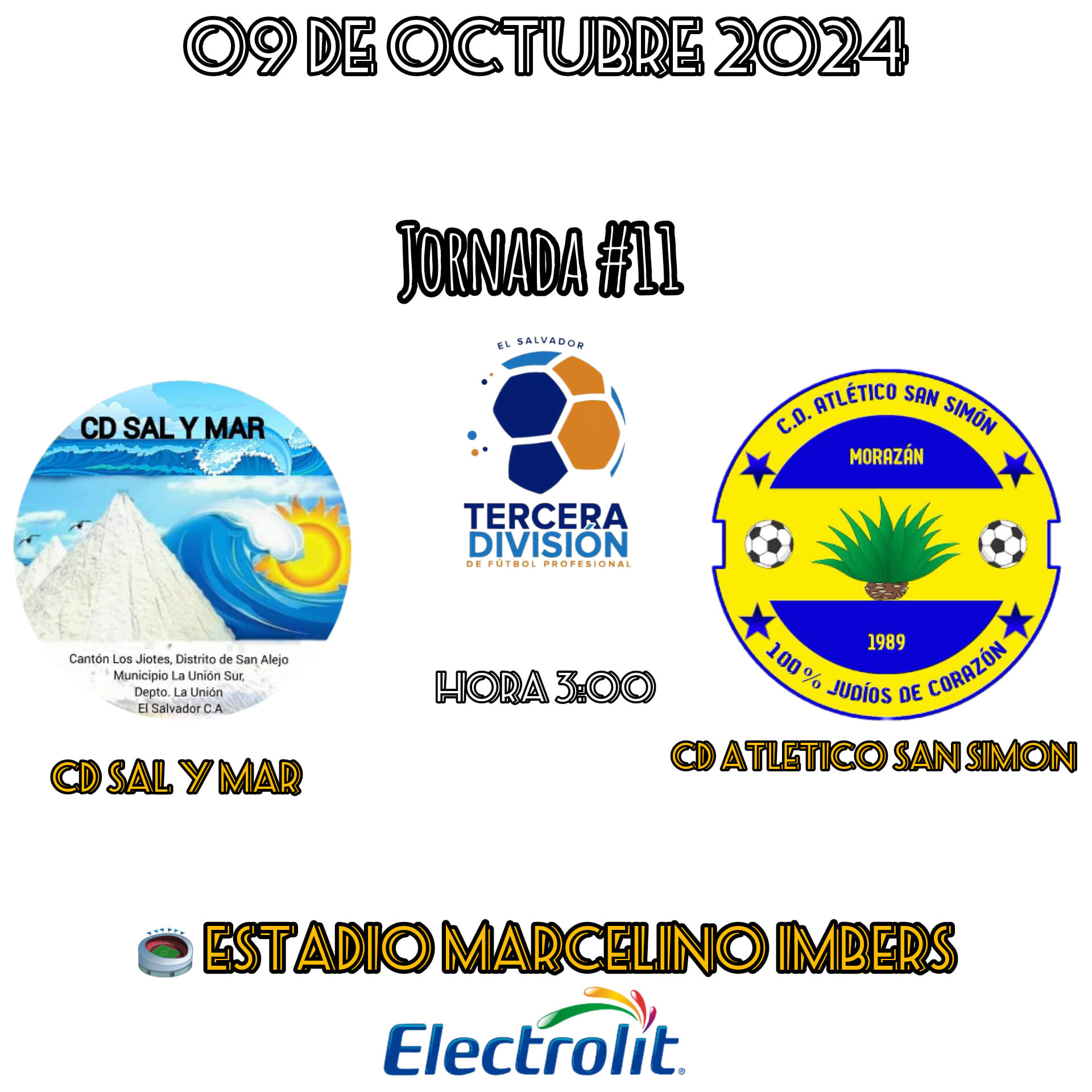 CD ATLETICO SAN SIMON vs CD SAL Y MAR 