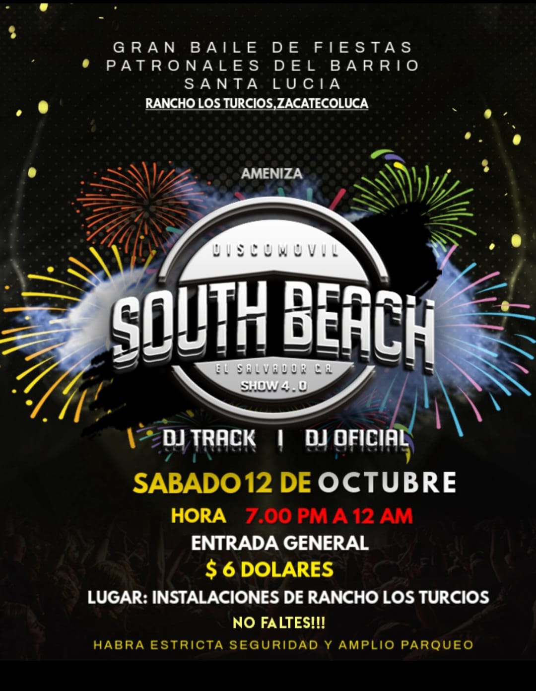 Gran Baile de Fiestas Patronales del Barrio Santa Lucia 