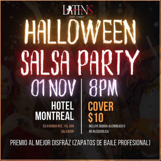 Fiesta de salsa de Halloween