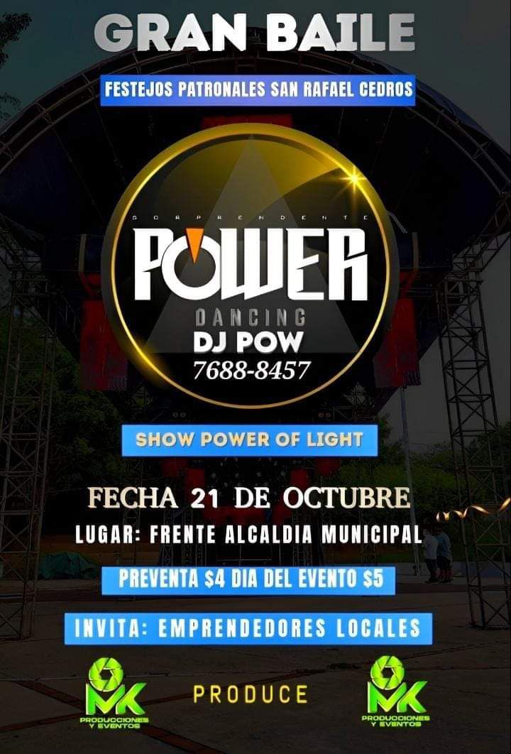 Sorprendente PowerDancing El Salvador en las fiestas Patronales de San Rafael Cedros