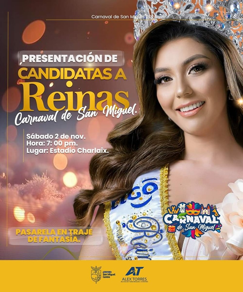 Presentación De Candidatas A Reinas Del Carnaval De San Miguel 2024