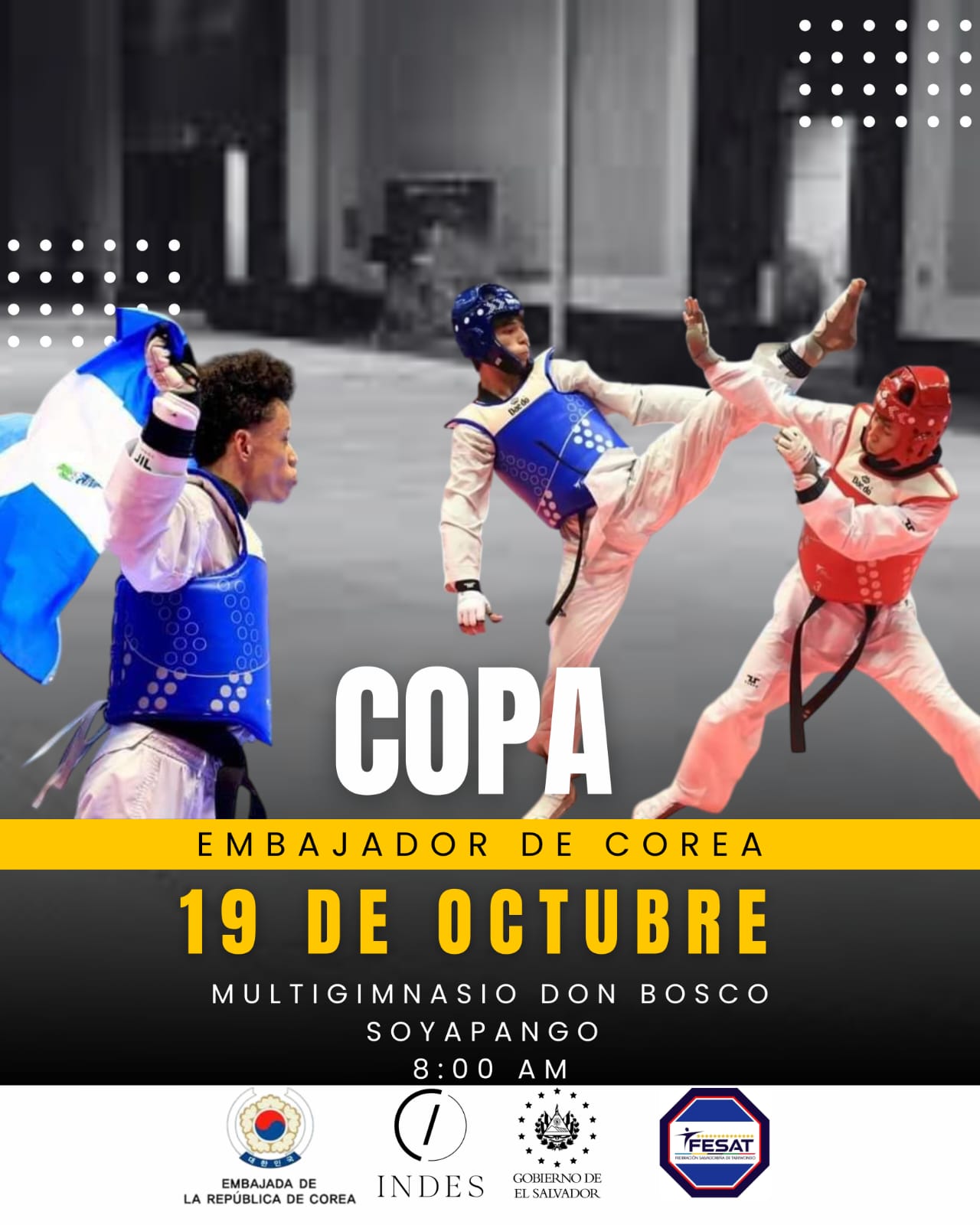 Torneo de Taekwondo en El Salvador 