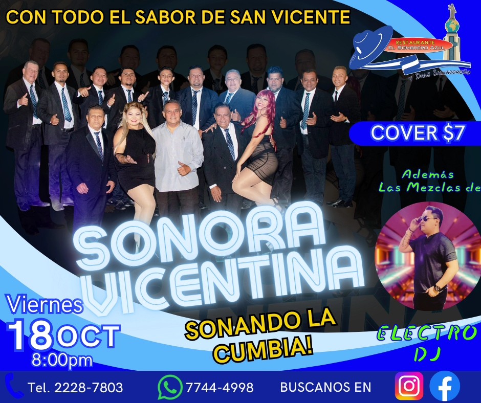 Sonora Vicentina en el Sombrero Azul 