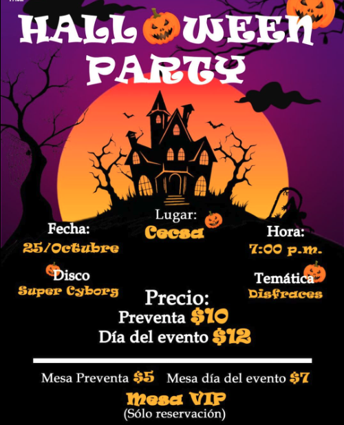 ¡HALLOWEEN PARTY!