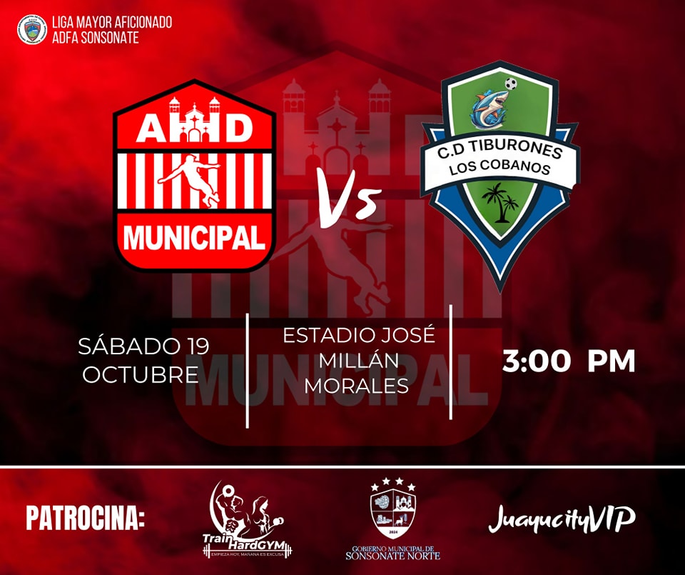 PArtido en Juayúa entre AD Juayúa vs CD Tiburones Los Cobanos