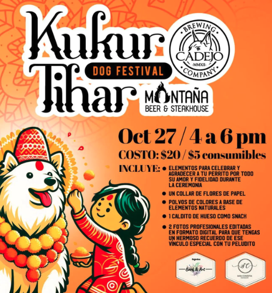 Festival Kukur Tihar En El Salvador