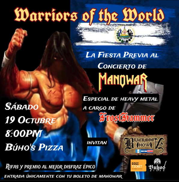 Fiesta Previa Al Concierto De MANOWAR