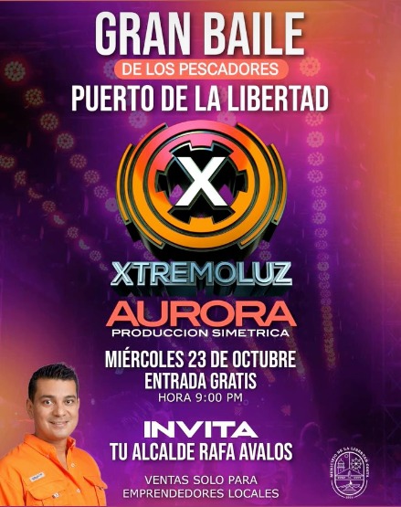 Gran Baile de los Pescadores en el Puerto de la Libertad 