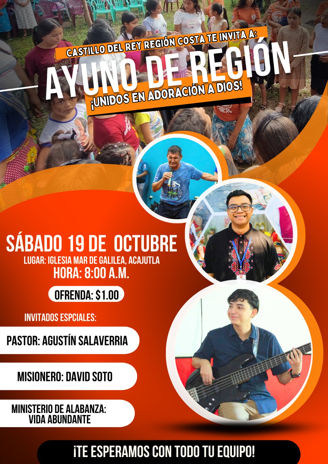 Ayuno de Región en Acajutla, Asambleas de Dios 