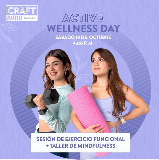 Tardeada con ejercicio funcional y un taller de mindfulness