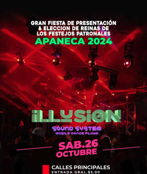FESTEJOS PATRONALES APANECA, AHUACHAPÁN