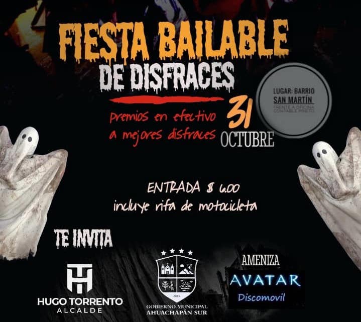 FIESTA BAILABLE DE DISFRACES
