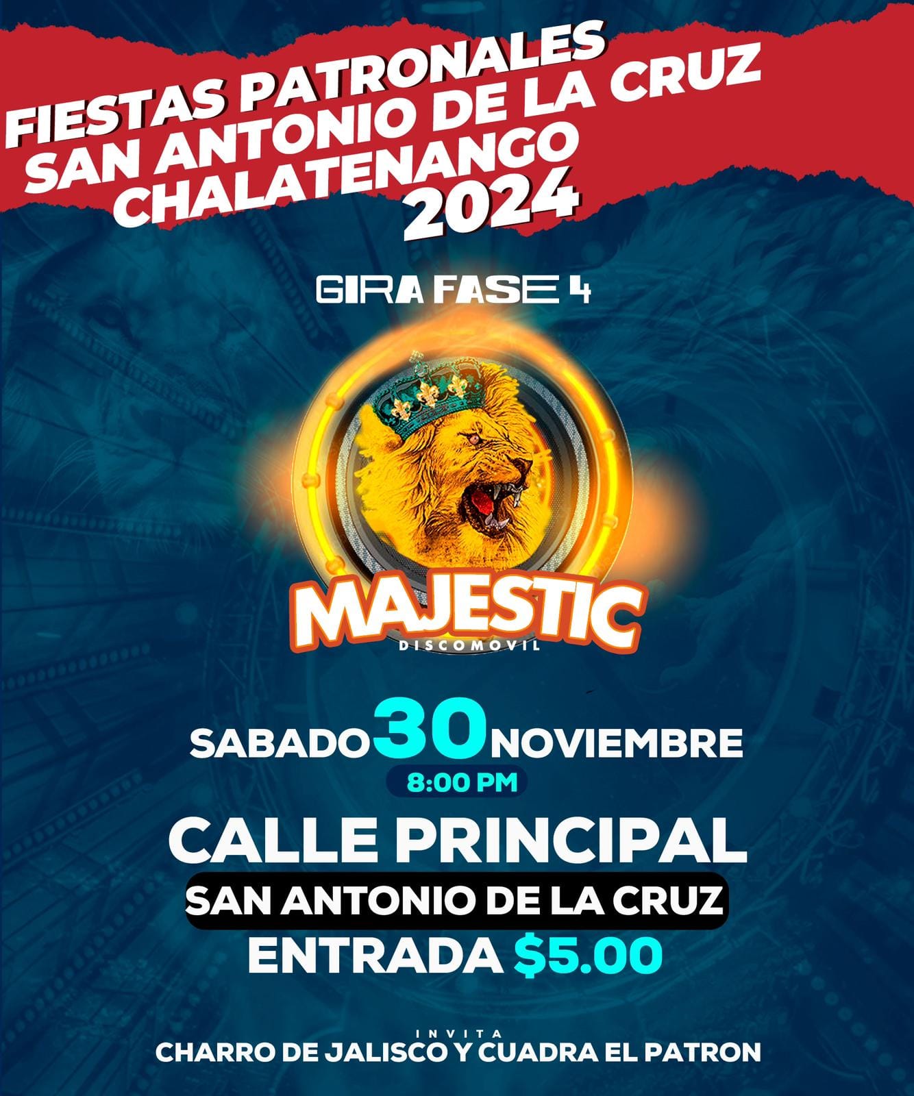 Baile de Fiesta Patronales de San Antonio de la Cruz 