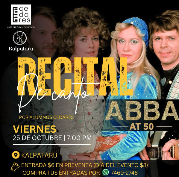 Recital De Canto En Honor A ABBA,