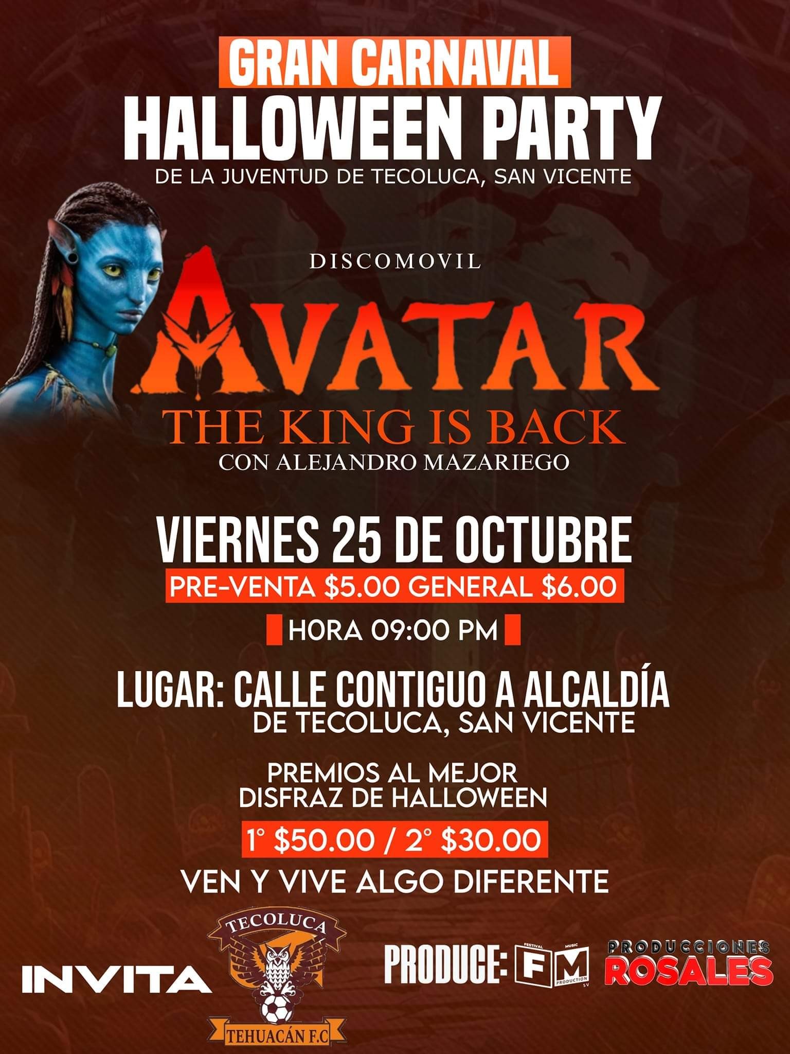 FIESTA DE HALLOWEEN TECOLUCA, SAN VICENTE