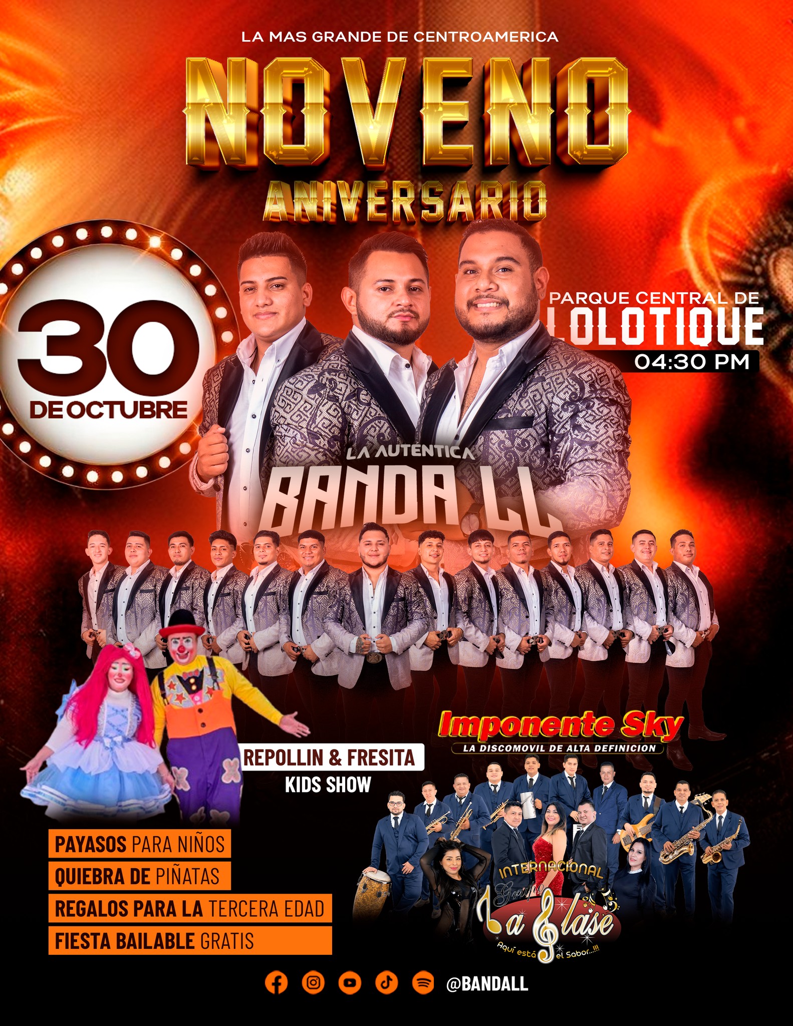 Noveno Aniversario De Banda LL