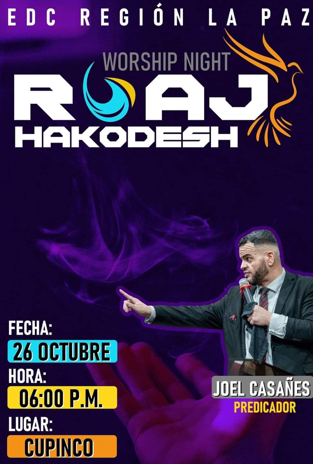 Worship night Roaj Hakodesh