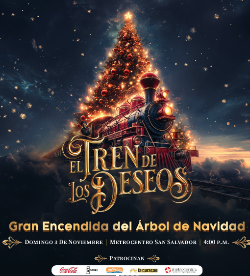 El Tren De Los Deseos Gran Encendida Del Árbol De Navidad