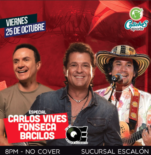 Homenaje A Carlos Vives, Fonseca y Bacilos 