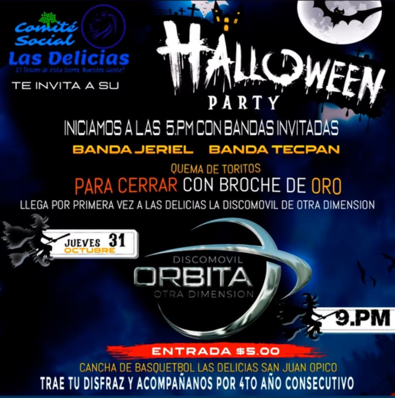 Halloween Party en San Juan Opico 