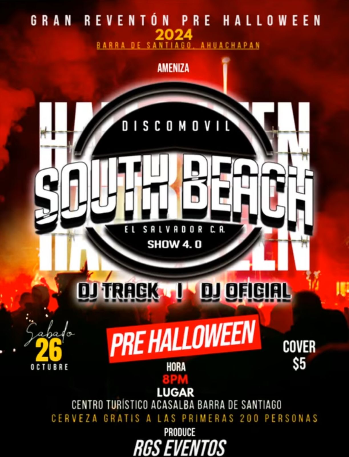 Gran Reventón Pre Halloween 